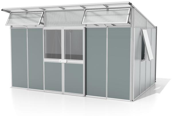 Vitavia Gerätehaus "Kosmos", aluminium eloxiert,11,5 m²