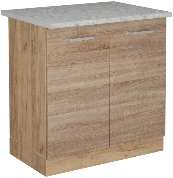 Spülenunterschrank R-Line Sonoma 80 cm AP Marmor Vicco