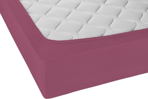 Castell Jersey-Stretch-Spannbetttuch, Brombeere, 1x 140x200 cm - 160x200 cm, 90x200 cm Bild 2
