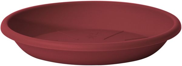 Pflanzuntersetzer MEDEA 32 cm mattone rot – klassischer Kübel Untersetzer aus Polypropylen UV- und frostbeständig bruchsicher recyclebar und stapelbar