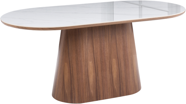 Esstisch LOCKHART Dunkle Esche 180 cm 90 cm