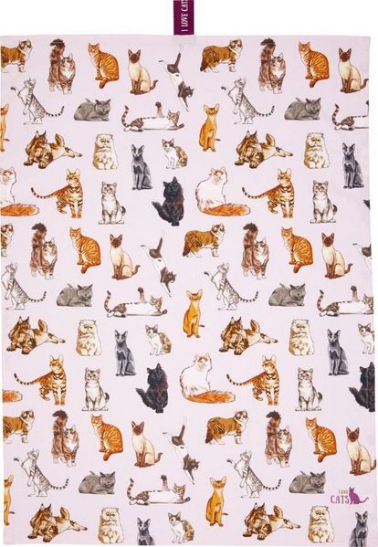 COPPENRATH DIE SPIEGELBURG Geschirrtuch Geschirrtuch Katze Katzen 50 x 70 cm 22237