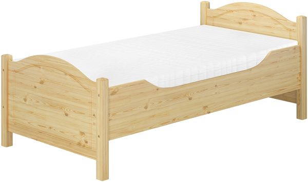Erst-Holz Seniorenbett extra hoch Federholzrahmen Matratze 100x200 Massivholz Gästebett 60. 40-10 M FV