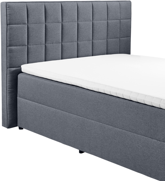 Polsterbett >ALASKA 2< Liegefläche 160x200cm, in anthrazit - 180x123x213 (BxHxT) Bild 4