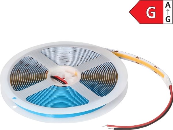 Orno COB LED-Streifen 12V 480L/m 850lm/m 10W/m IP20 4000K 5 m