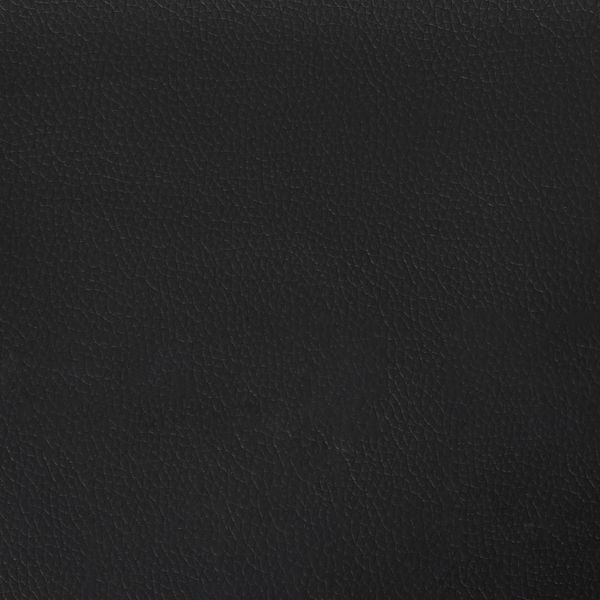 vidaXL Bettrahmen mit Matratze Schwarz 90 x 190 cm Stoff 3398974 Bild 11