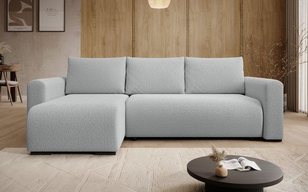 storez24 Ecksofa Tally, mit Bettkasten und Schlaffunktion, L-Form, bequem