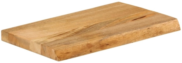 vidaXL Tischplatte mit Baumkante 50x40x2,5 cm Massivholz Mango 370439