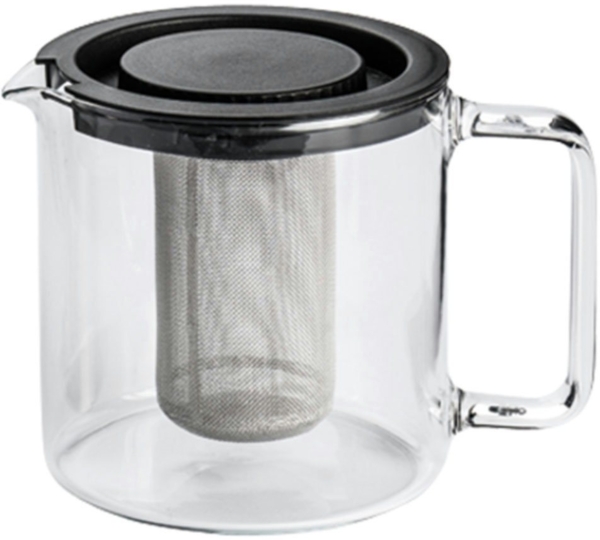 BOHEMIA CRISTAL Teekanne mit Metallsieb und Kunststoffdeckel 1,3 l Bild 3