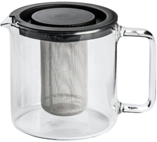 BOHEMIA CRISTAL Teekanne mit Metallsieb und Kunststoffdeckel 1,3 l Bild 2