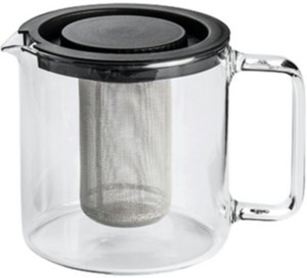 BOHEMIA CRISTAL Teekanne mit Metallsieb und Kunststoffdeckel 1,3 l Bild 4