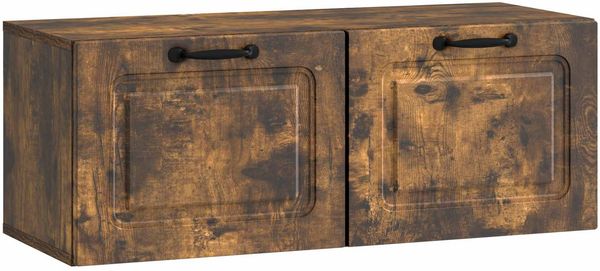 vidaXL Wandmontierter TV-Schrank Geräucherte Eiche 78,5 x 31 x 30 cm 899400