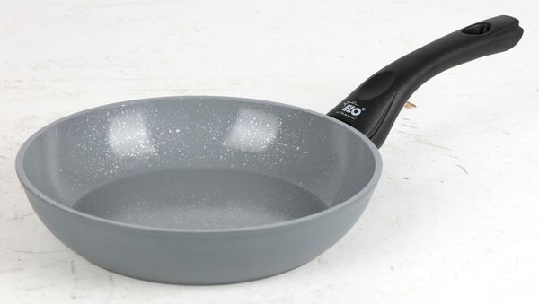 4× ELO Keramik Pfanne BORNEO 20 cm – geschmiedetes Aluminium kratzfeste Keramik Antihaftversiegelung Marmoroptik reinigungsfreundlich für alle Herdarten inklusive Induktion