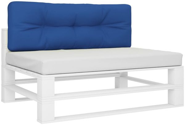 vidaXL Palettenkissen Königsblau 120x40x12 cm Stoff 360633 Bild 3