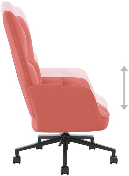 vidaXL Relaxsessel Rosa Samt [328176] Bild 6