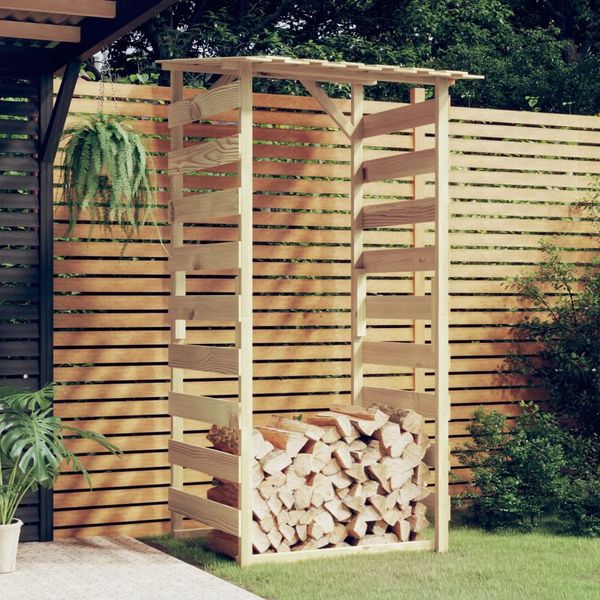 vidaXL Pergola mit Dach 100x90x200 cm Imprägniertes Kiefernholz 318380