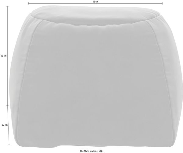 freistil ROLF BENZ Pouf freistil 173, in Bezugsart Samtvelours,passend zur Serie 173