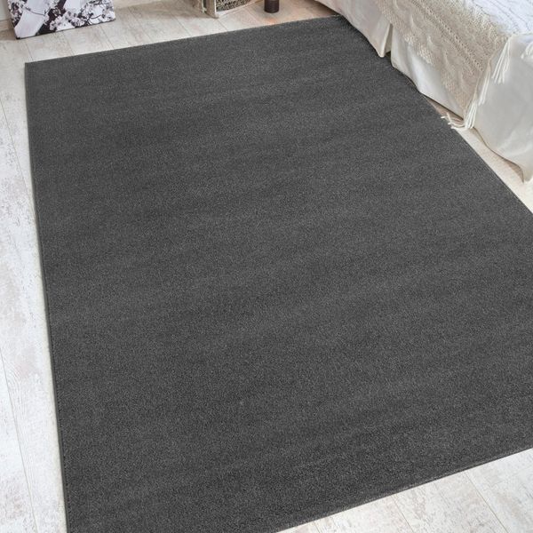 Andiamo Teppich Jerez, rechteckig, Höhe: 8 mm, Kurzflor, gewebt, Uni-Farben, auch als Läufer