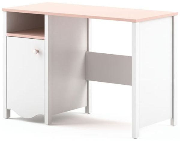 Schreibtisch Mia Schülerschreibtisch 110x51cm weiß rosa