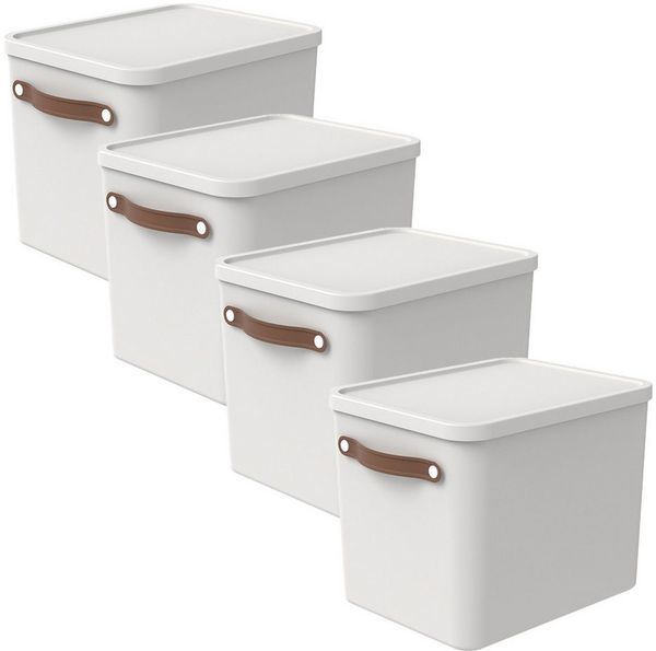 ROTHO Aufbewahrungsbox (Aufbewahrungsset, 4er-Set)