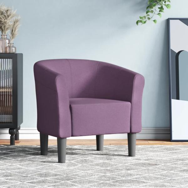 vidaXL Clubsessel Lila Stoff 356433
