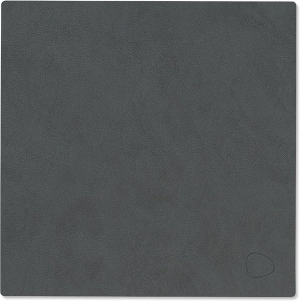 LIND DNA Platzset Nupo Tischset Square S anthracite 28x28 cm