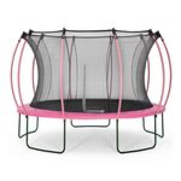 Springsafe Trampolin Colours 366 cm mit Sicherheitsnetz pink