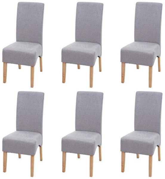 MCW Esszimmerstuhl Crotone-S6 (Set, 6 St), 6er-Set, Abgerundete Ecken und Kanten, bis 150 kg belastbar