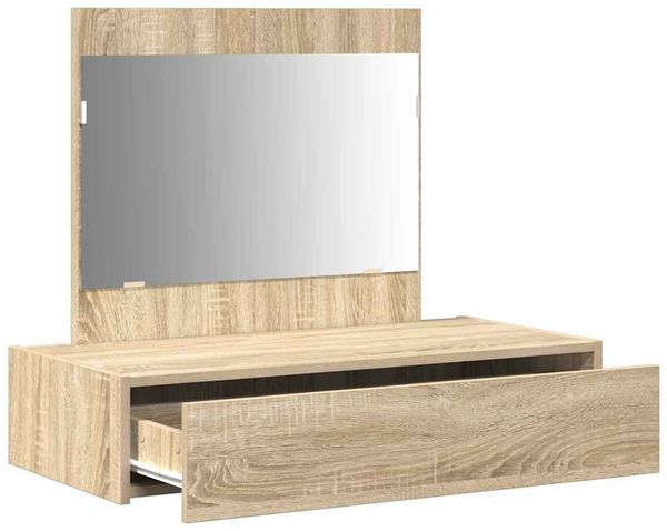 vidaXL Schminktisch mit Schubladen Braun 83 x 40 x 70 cm Holzwerkstoff 865201 Bild 5