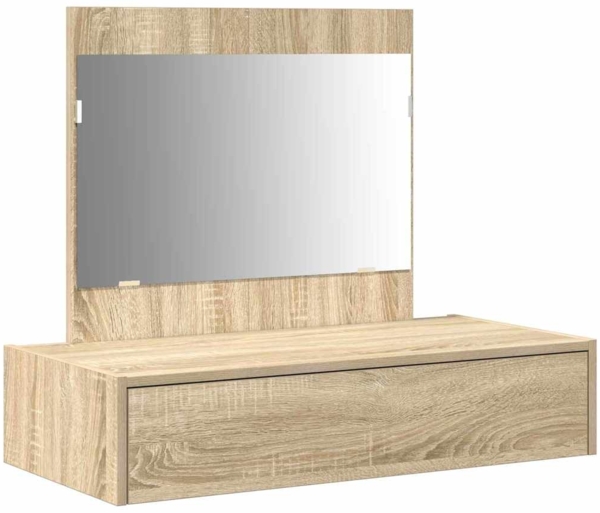 vidaXL Schminktisch mit Schubladen Braun 83 x 40 x 70 cm Holzwerkstoff 865201