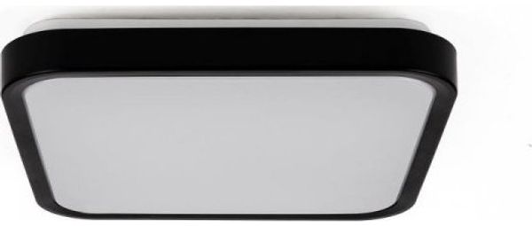 V-TAC Deckenleuchte VT-8630B 48W LED quadratisch 42x42 cm IP44 schwarz 3000K 5160 lm