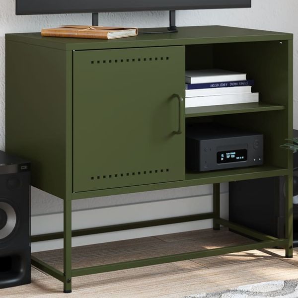 vidaXL TV-Schrank Senfgelb 100,5x39x60,5 cm Stahl 846545