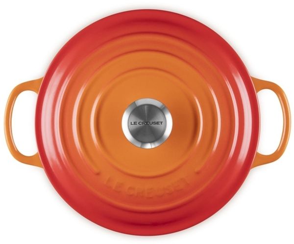 Le Creuset Signature Gusseisen-Bräter mit Deckel, Für alle Herdarten und Induktion geeignet, Rund, Ofenrot, 20,0 cm, 2.4 Bild 6