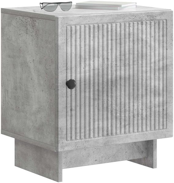 vidaXL Nachttisch 2 pcs Betongrau 43 x 34,5 x 50 cm Holzwerkstoff 893882 Bild 2