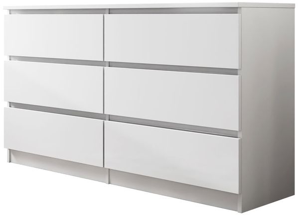 Mirjan24 Kommode Malwa M6 140, Weiß