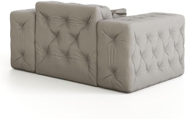 Sessel Designersessel CHANTAL in Stoff Opera Velvet Braun Bild 4