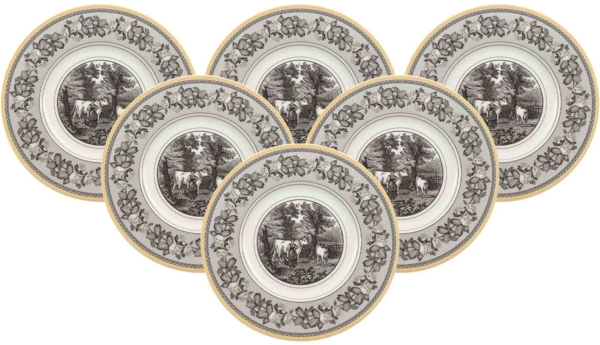 Villeroy & Boch Audun Ferme Brotteller ø 16 cm 6er Set