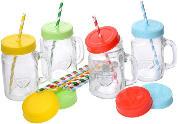 Henkelgläser 4 Gläser inkl. 6 Becher
