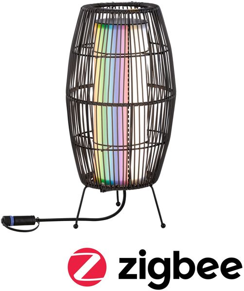 Paulmann 94754 Plug&Shine Lichtobjekt Zigbee Basket IP44 RGBW