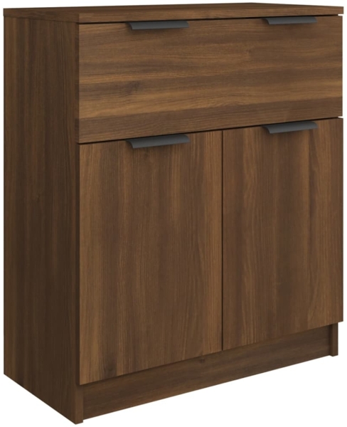 Sideboard Braun Eichen-Optik 60 x 30 x 70 cm Holzwerkstoff [816993]
