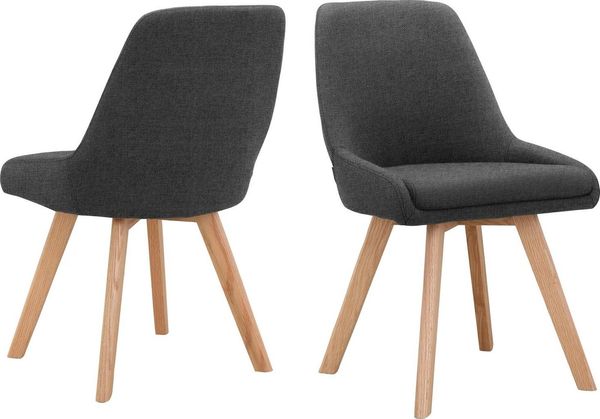 INOSIGN Esszimmerstuhl Dilla, TOPSELLER! (Set, 1 St), im 1er und 2er Set, Webstoff Bezug, Sitzhöhe 48 cm, Küchenstuhl
