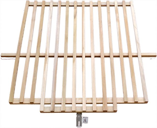 Strandkorb-King Schutzgitter Teak für 2 Sitzer 125cm