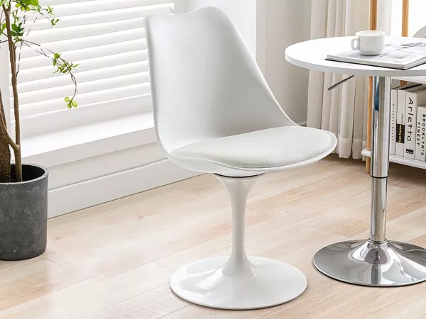 Vente-unique - XAFY Stuhl Plastik Weiß - B 56,5 cm x H 82 cm x L 49 cm