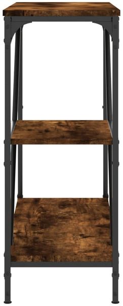 Konsolentisch, Beistelltisch, Konsole Räuchereiche 88,5x30x75 cm Holzwerkstoff Bild 5