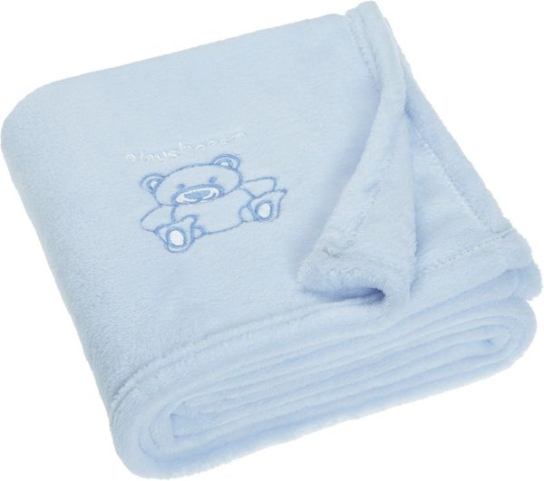 Playshoes Fleece-Decke Bär bleu Gr. 75x100 cm