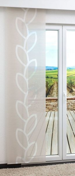 LYSEL® Schiebegardine Rankengewächs (1 St), transparent, HxB 245x60cm