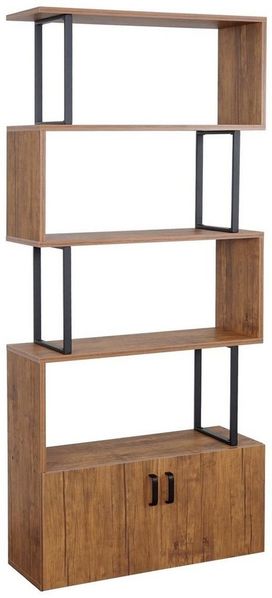 MCW Bücherregal MCW-A27B, Oberfläche und Innenflächen mit 3D-Struktur, Inklusive Bodenschoner