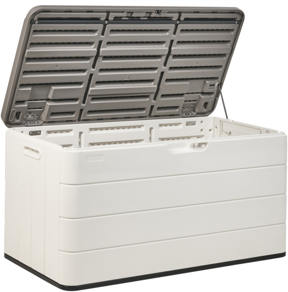 Aufbewahrungsbox MILIES 116 cm 60 cm Weiß