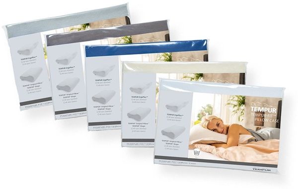 Tempur Kissenbezug TEMPUR® Jersey-Bezug für Schlafkissen Shape Queen Spannbezug S/M/L, Waschbar bei 60°C, bügelfrei und trocknergeeignet