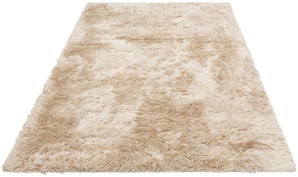 my home Hochflor-Teppich Boldo, rechteckig, Höhe: 50 mm, besonders weich durch Microfaser, Shaggy, Wohnzimmer, Schlafzimmer Bild 3